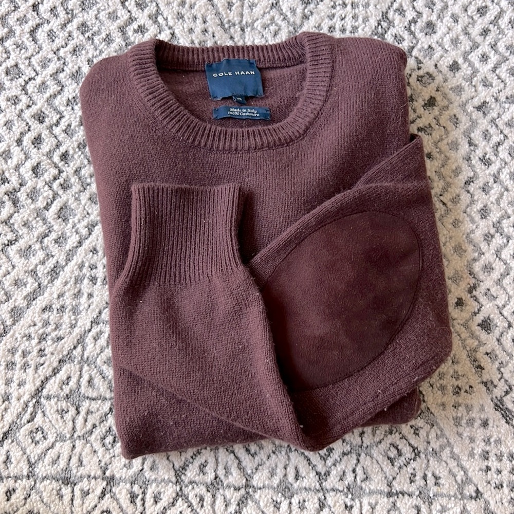 COLE HAAN: 100% Cashmere Sweater